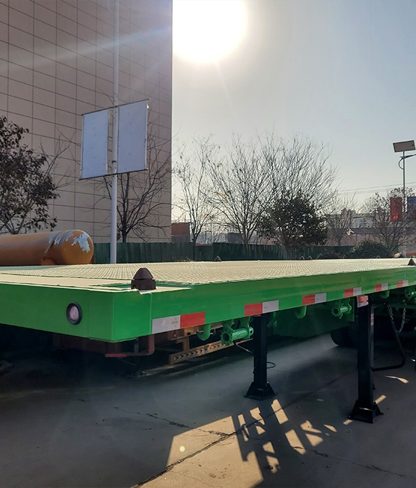 3-Axle 40ft Container Flatbed Semi Trailer - thumbnail 2