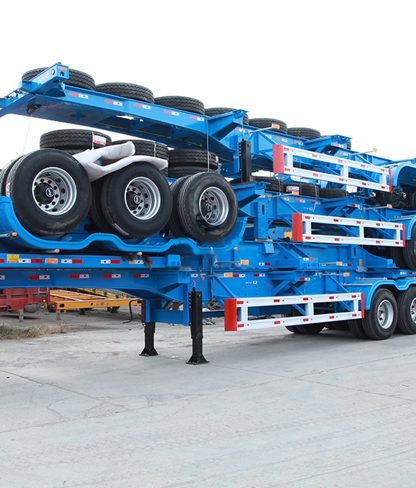3-Axle 40ft Skeleton Container Semi Trailer - thumbnail 2