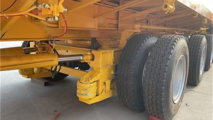 4-Axle 40ft 70T Container Flatbed Semi Trailer - thumbnail 3