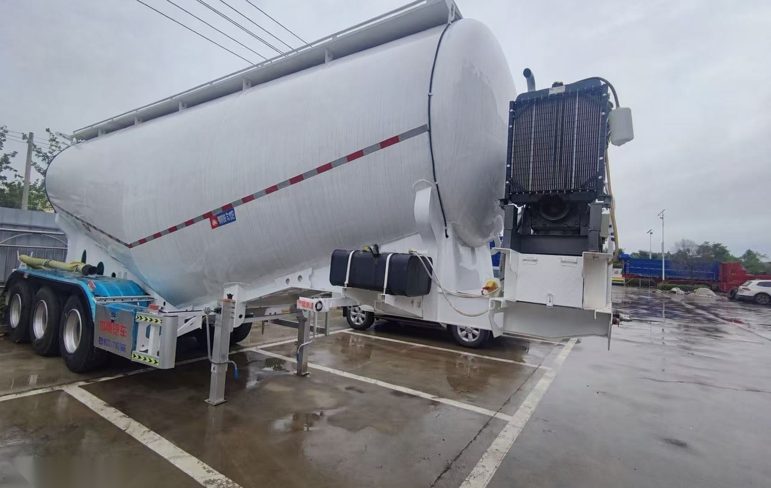 3-Axle 39CBM Bulk Cement Tanker Semi Trailer