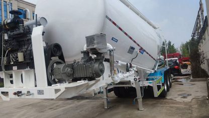 3-Axle 39CBM Bulk Cement Tanker Semi Trailer - thumbnail 2