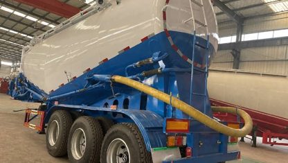 3-Axle Bulk Cement Tanker Semi Trailer - thumbnail 2