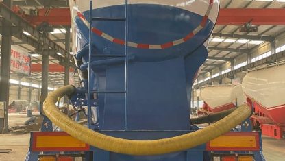 3-Axle Bulk Cement Tanker Semi Trailer - thumbnail 3