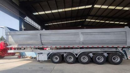 5-Axle 80T 50CBM U-Type Rear Dump Semi Trailer - thumbnail 2