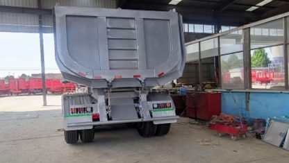 5-Axle 80T 50CBM U-Type Rear Dump Semi Trailer - thumbnail 3