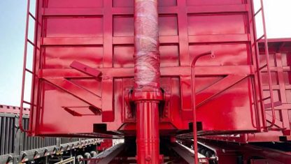 6-Axle 50CBM 80-100T Box-Type Rear Dump Semi Trailer - thumbnail 2