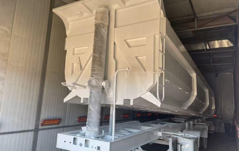 80T U-Type Rear Dump Semi Trailer